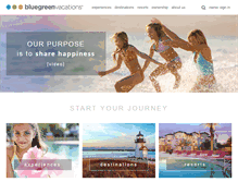 Tablet Screenshot of bluegreenvacations.com